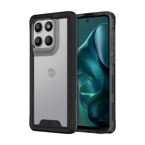 ZIZO ION Series Moto G Stylus (2025) Case with Tempered Glass - Black