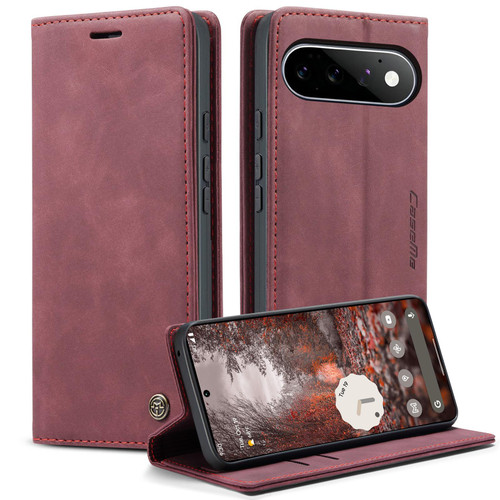 Google Pixel 11 / 11 Pro CaseMe 013 Multifunctional Horizontal Flip Leather Phone Case - Red