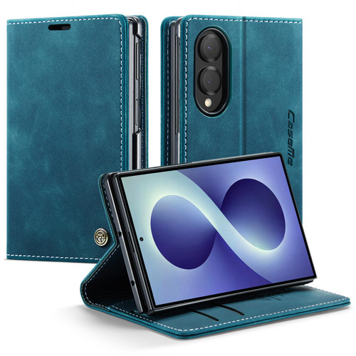Samsung Galaxy Z Fold8 5G CaseMe 013 Multifunctional Horizontal Flip Leather Phone Case - Blue