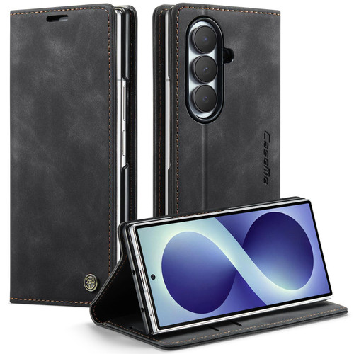 Samsung Galaxy Z Fold8 Ultra 5G CaseMe 013 Multifunctional Horizontal Flip Leather Phone Case - Black