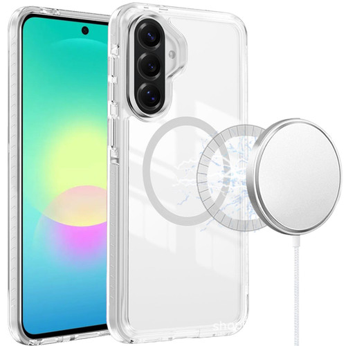 ColorEdge Magnetic Clear Case For Samsung Galaxy A27 5G - White