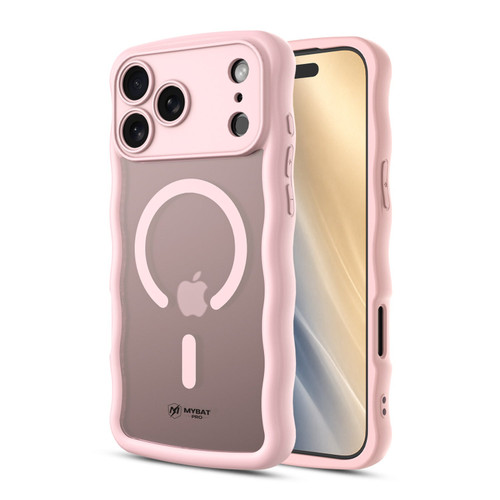 MyBat Pro Contour Series MagSafe Wavy Matte Case for Apple iPhone 18 Pro / 17 Pro - Pink