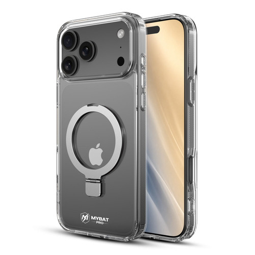 MyBat Pro Shade Series Case w/ MagSafe Ring Stand for Apple iPhone 18 Pro / 17 Pro - Clear