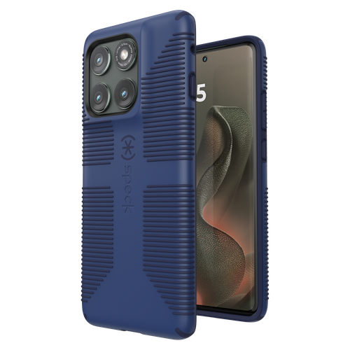 Speck - Presidio Impact Hero Grip Case for Motorola Moto Edge 2025 - True Blue