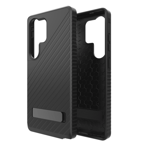 Zagg - Denali Case with Kick Stand for Samsung Galaxy S25 Ultra - Black