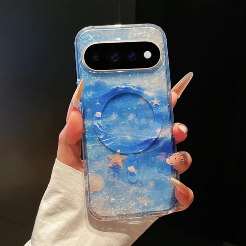 Google Pixel 11 / Pixel 11 Pro Dreamy Ocean Gradient Magnetic Phone Case - Starlight Blue