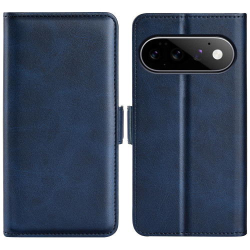 Google Pixel 11 / Pixel 11 Pro Dual-side Magnetic Buckle Horizontal Flip Leather Phone Case - Dark Blue