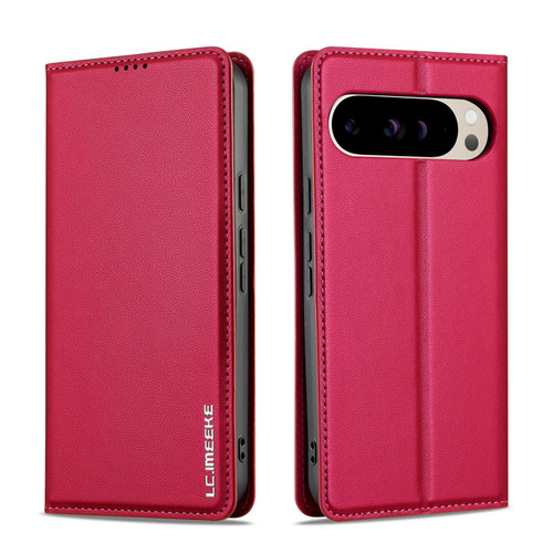 Google Pixel 11 / Pixel 11 Pro LC.IMEEKE L1 Series Frosted Fine Texture PU Phone Case - Red