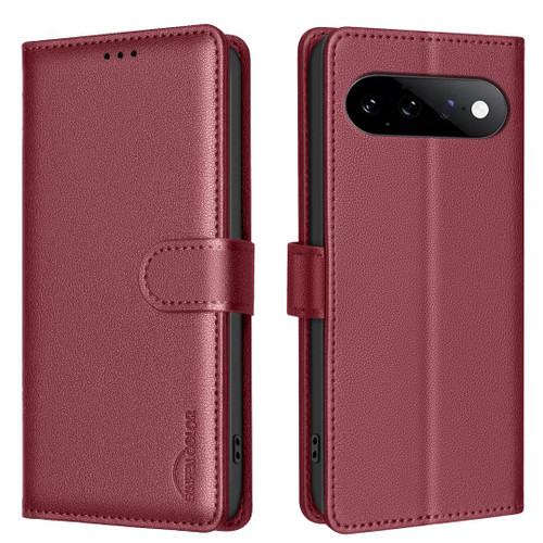 Google Pixel 11 / Pixel 11 Pro Litchi Texture RFID Anti-theft Leather Phone Case - Red