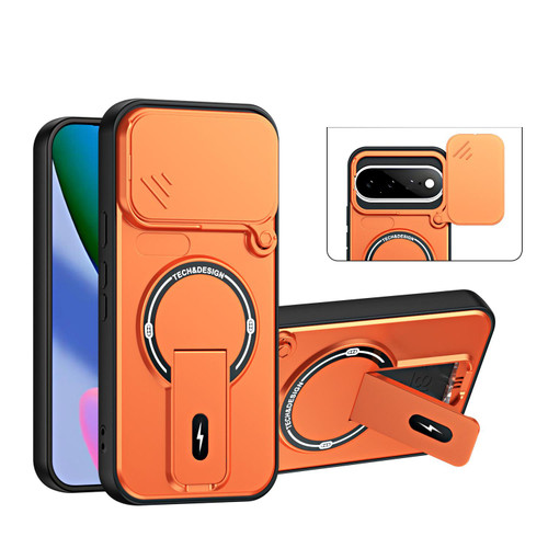 Google Pixel 11 / Pixel 11 Pro Sliding Camshield Holder Magnetic Phone Case - Orange