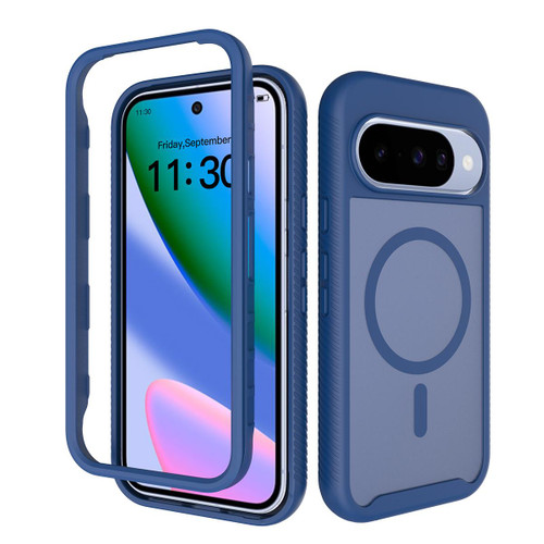 Google Pixel 11 / Pixel 11 Pro Starry Sky Matte Magnetic TPU Hybrid PC Phone Case - Blue
