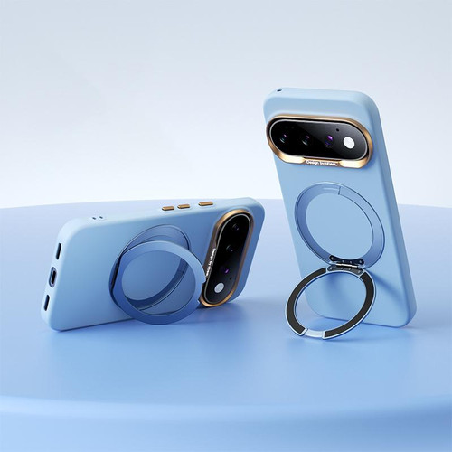 Google Pixel 11 ABEEL Lightweight Zero Skin Feel Magnetic PC Phone Case with Holder - Sky Blue