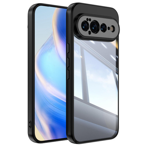 Google Pixel 11 Acrylic Hybrid TPU Armor Shockproof Phone Case - Black