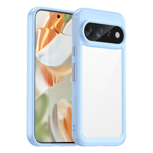 Google Pixel 11 Colorful Series Acrylic Hybrid TPU Phone Case - Blue