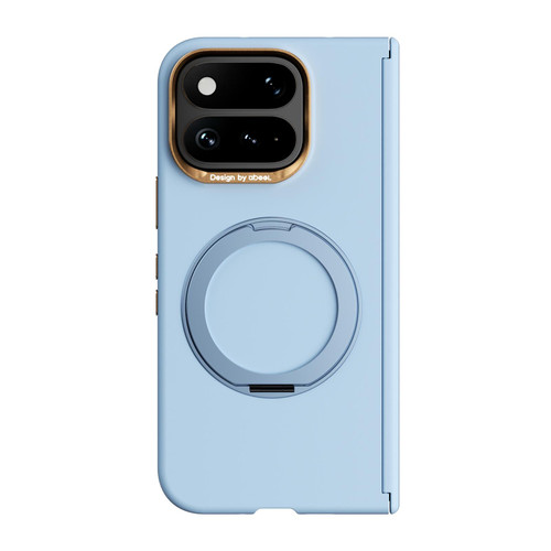 Google Pixel 11 Pro Fold ABEEL Lightweight Zero Skin Feel Magnetic PC Phone Case with Holder - Sky Blue