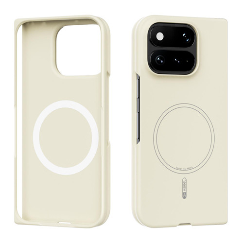 Google Pixel 11 Pro Fold ABEEL Skin-friendly Feel Magsafe PC Phone Case - Yellow