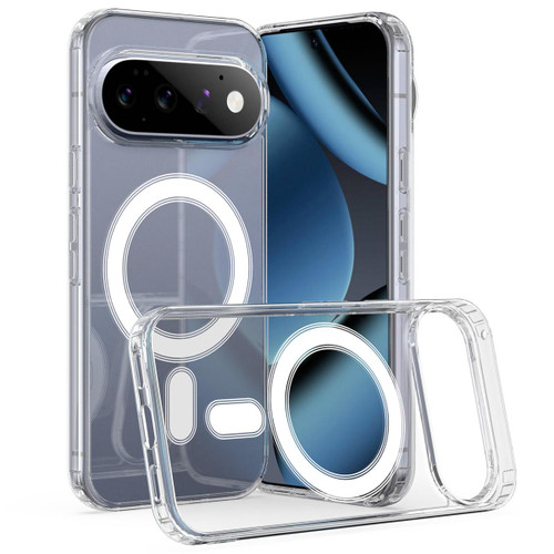 Google Pixel 11 Pro MagSafe Clear Acrylic PC Hybrid TPU Phone Case - Transparent