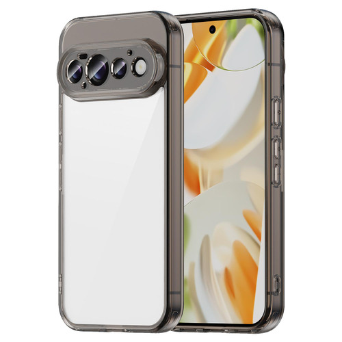 Google Pixel 11 Pro PC Hybrid TPU Airbag Shockproof Phone Case - Transparent Black