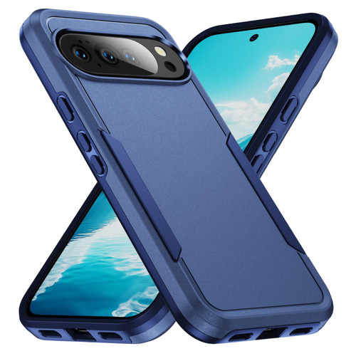 Google Pixel 11 Pro Pioneer Armor Heavy Duty PC + TPU Phone Case - Blue