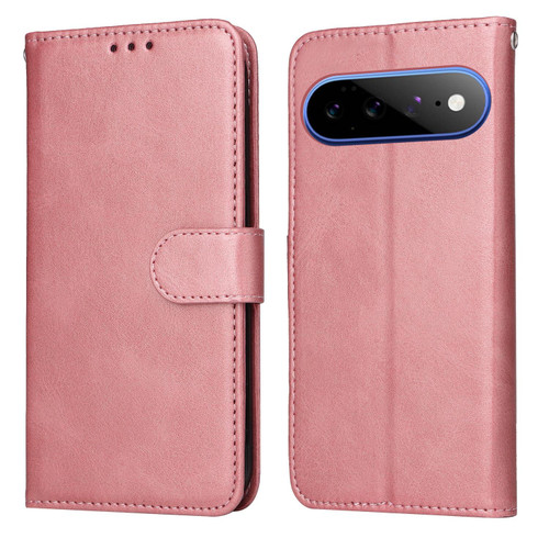 Google Pixel 11 Pro XL Classic Calf Texture Flip Leather Phone Case - Rose Gold