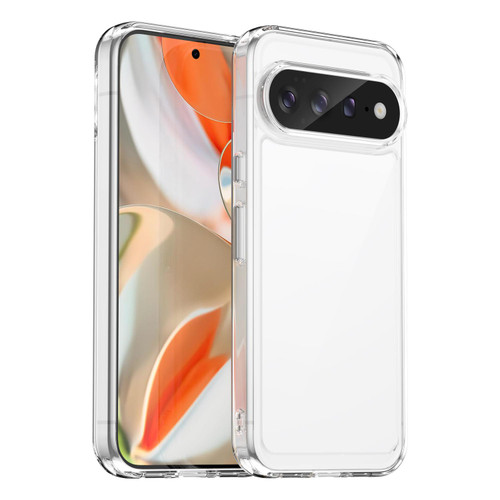 Google Pixel 11 Pro XL Colorful Series Acrylic Hybrid TPU Phone Case - Transparent