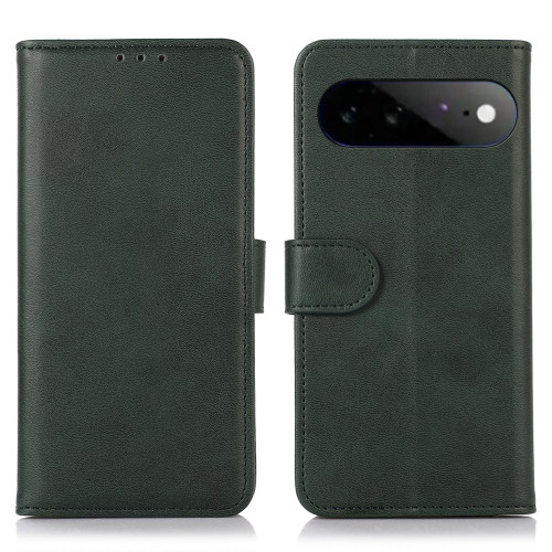 Google Pixel 11 Pro XL Cow Texture Flip Leather Phone Case - Green