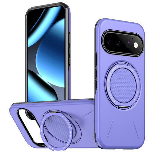 Google Pixel 11 Pro XL Kalebol Magnetic MagSafe Rotation Holder PC Phone Case - Lilac