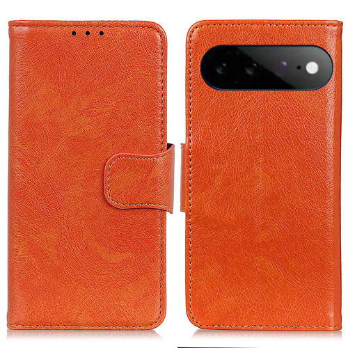Google Pixel 11 Pro XL Nappa Texture Horizontal Flip Leather Phone Case - Orange