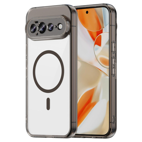 Google Pixel 11 Pro XL PC Hybrid TPU Airbag Shockproof MagSafe Phone Case - Transparent Black