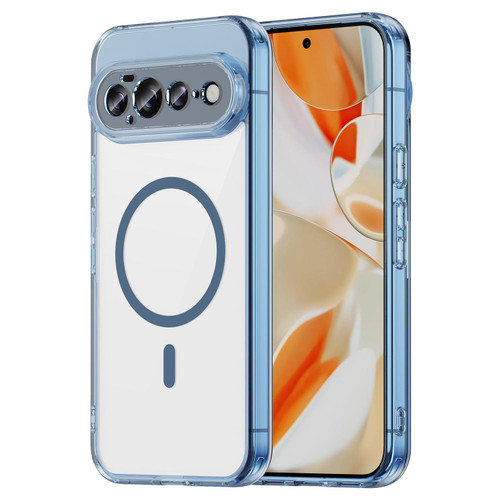 Google Pixel 11 Pro XL PC Hybrid TPU Airbag Shockproof MagSafe Phone Case - Transparent Blue