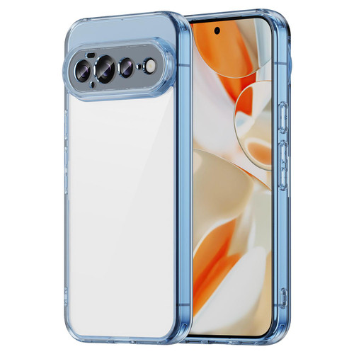 Google Pixel 11 Pro XL PC Hybrid TPU Airbag Shockproof Phone Case - Transparent Blue