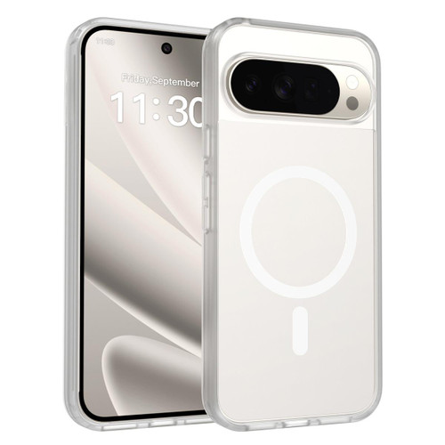 Google Pixel 11 Pro XL Skin Feel TPU Hybrid PC MagSafe Phone Case - Transparent