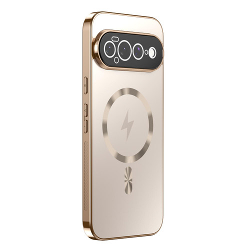 Google Pixel 11 Pro XL Vacuum Electroplated Magnetic Phone Case - Gold