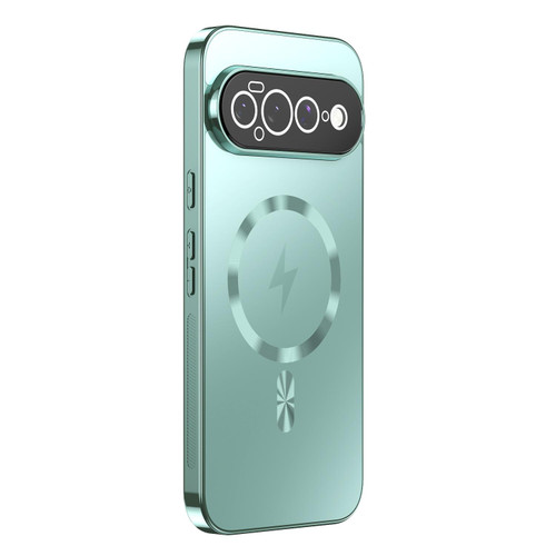 Google Pixel 11 Pro XL Vacuum Electroplated Magnetic Phone Case - Green