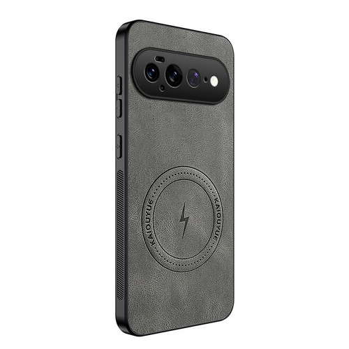 Google Pixel 11 Pro XL WANLONFENG SD Series Nappa Texture Magnetic Phone Case - Grey