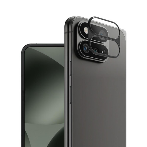 Google Pixel 11 Pro Fold IMAK Metal Camera Lens Protector Cover - Black