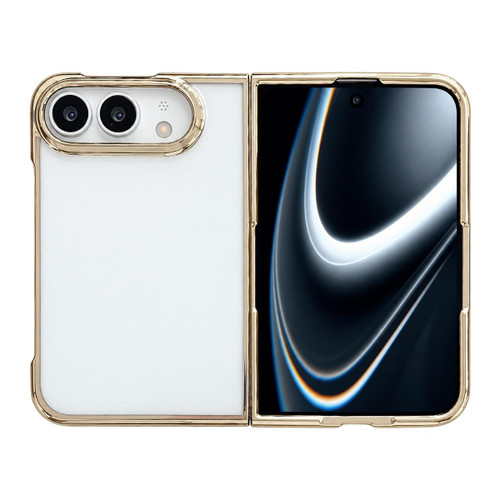 iPhone Duo 6D Electroplating PC Shockproof Phone Case - Gold