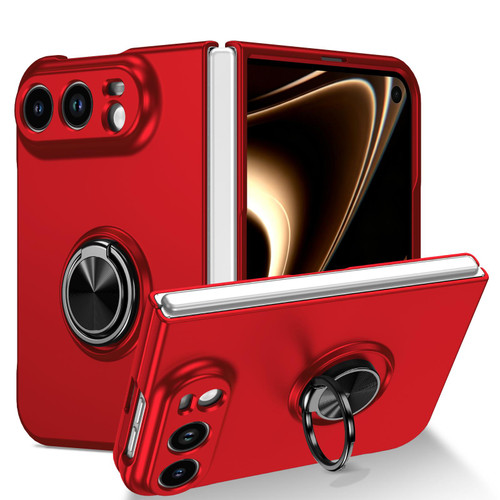 iPhone Duo Armor Ring Holder Phone Case - Red