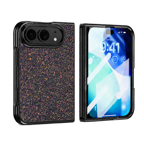 iPhone Duo Flash Diamond Integrated Film Phone Case - Green