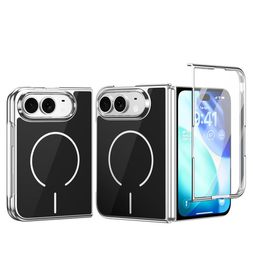 iPhone Duo Integrated Glass Scratch Resistant Magnetic Phone Case - Black