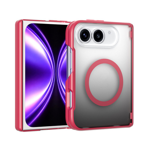 iPhone Duo Spring Hinge Protection Magnetic Phone Case - Cherry Red
