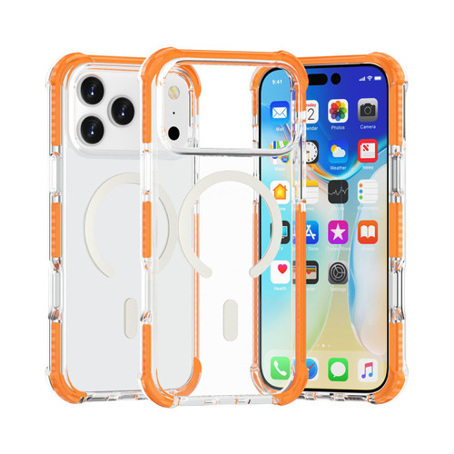 iPhone 18 Pro Max / 17 Pro Max Acrylic Magsafe Magnetic Shockproof Phone Case - Orange