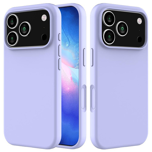 iPhone 18 Pro Max / 17 Pro Max Solid Color Silicone Phone Case - Purple