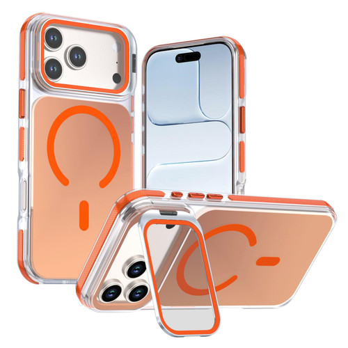 iPhone 18 Pro Max Chameleon Gen2 Lens Cover Kickstand Magnetic Phone Case - Orange