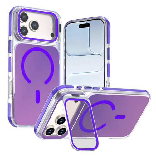 iPhone 18 Pro Max Chameleon Gen2 Lens Cover Kickstand Magnetic Phone Case - Purple