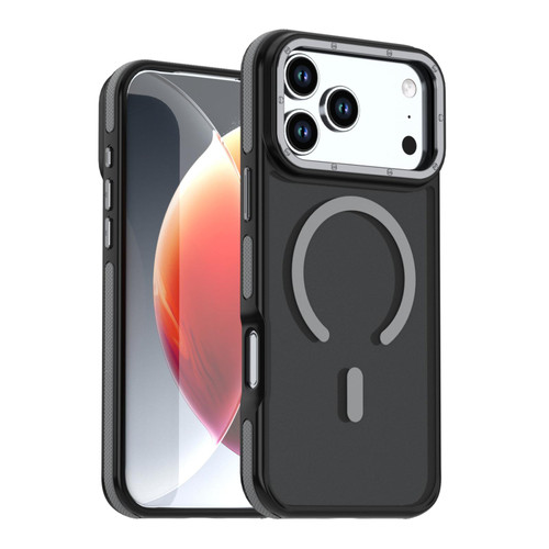 iPhone 18 Pro Max Dual Color Skin Feel Magnetic Phone Case - Grey