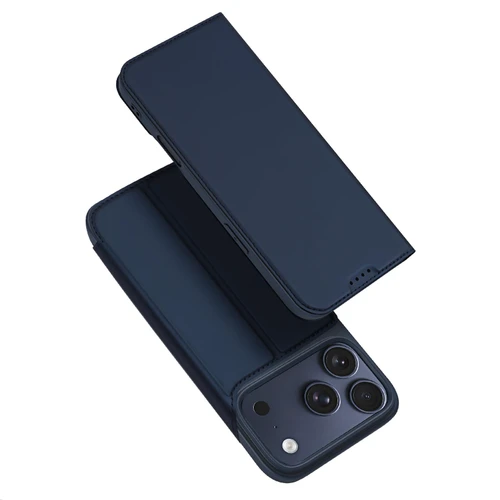 iPhone 18 Pro Max DUX DUCIS Skin Pro Series Flip Leather Phone Case - Blue