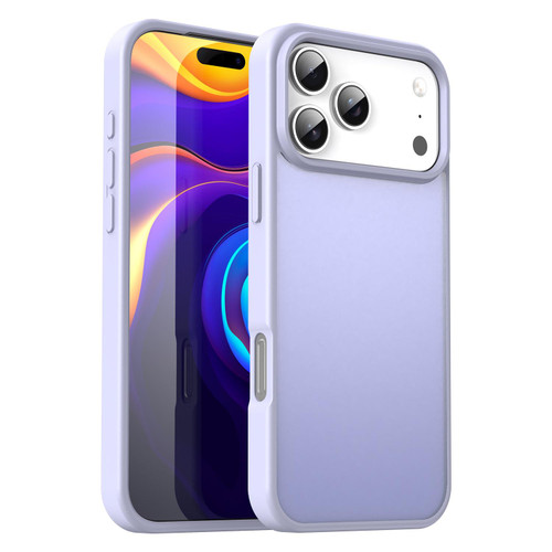 iPhone 18 Pro Max Fanying Series PC Hybrid TPU Translucent Frosted Phone Case - Lavender