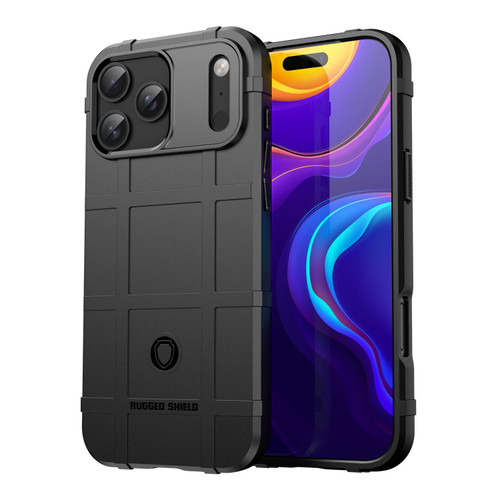 iPhone 18 Pro Max Full Coverage Shockproof TPU Phone Case - Black