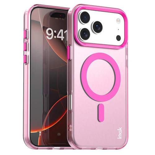 iPhone 18 Pro Max imak Candy Series Magnetic Shockproof Phone Case - Pink